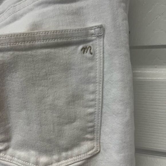 Madewell White 9” High Riser Skinny Skinny Jeans sz 28 - Picture 4 of 7